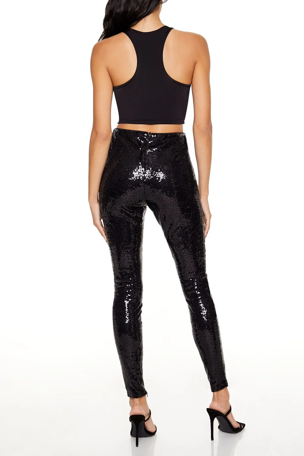 Sequin High-Rise Leggings - Image 4