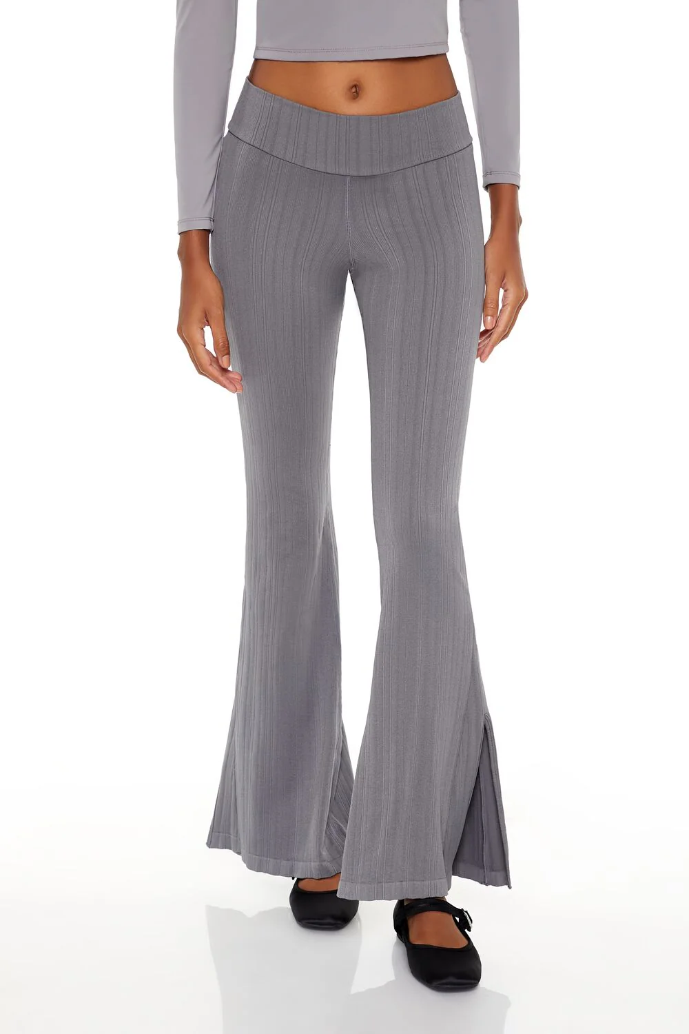 Seamless High-Rise Flare Pants - Image 2
