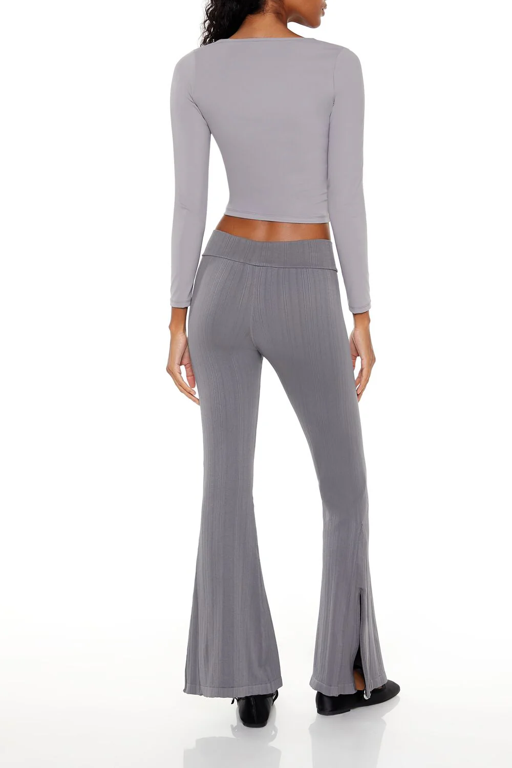 Seamless High-Rise Flare Pants - Image 4