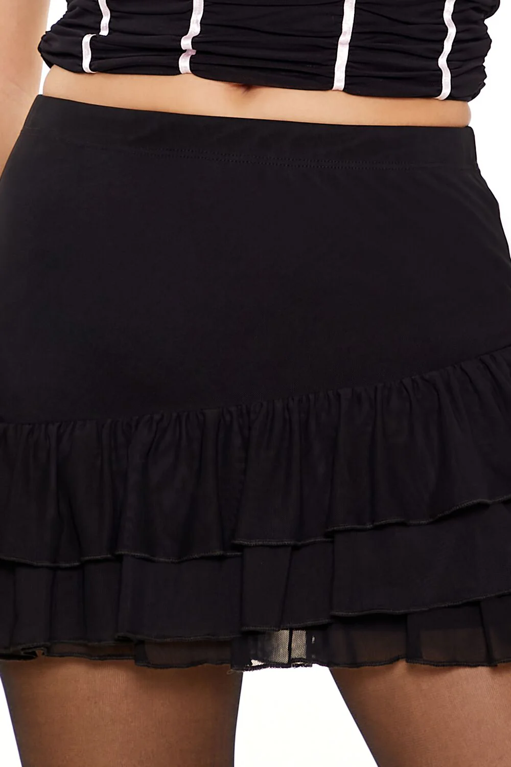 Tiered Flounce Mini Skirt - Image 5