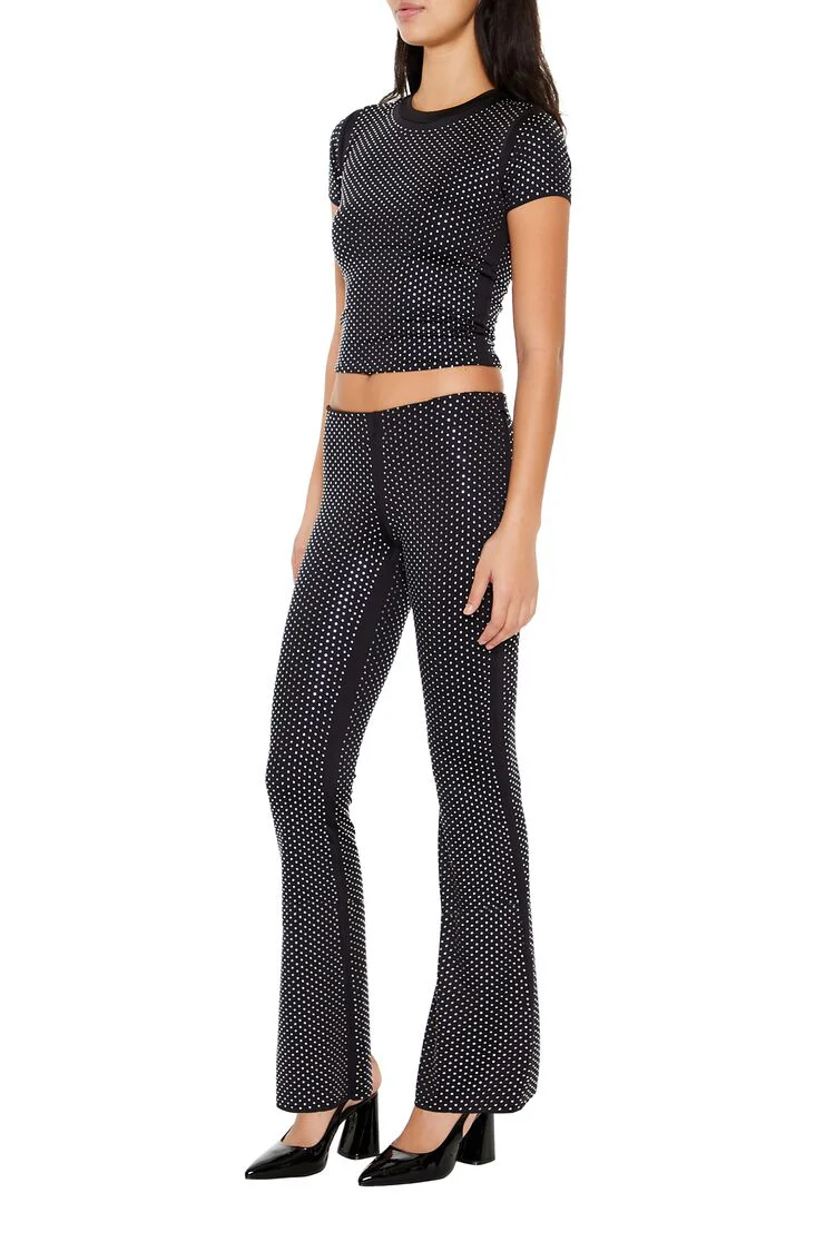 Contour Sculpt Rhinestone Pants - Image 3