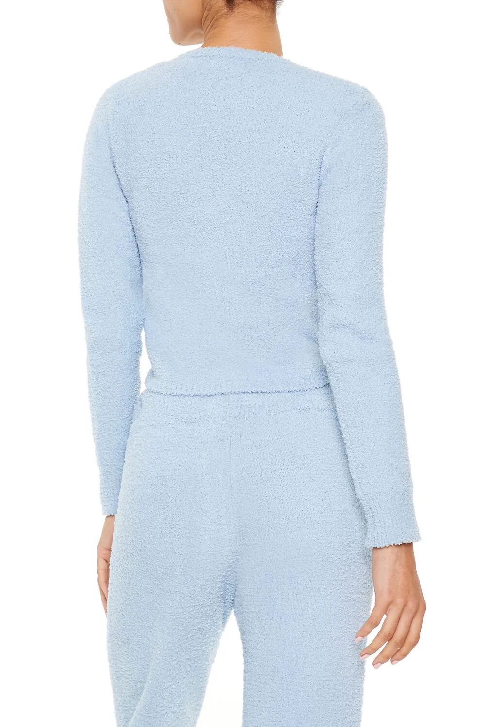 Plush Cropped Pajama Top - Image 5