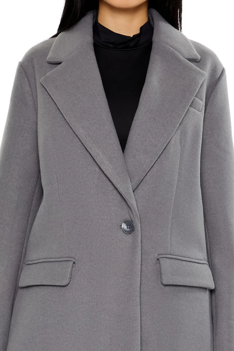 Notched Longline Coat - Image 10