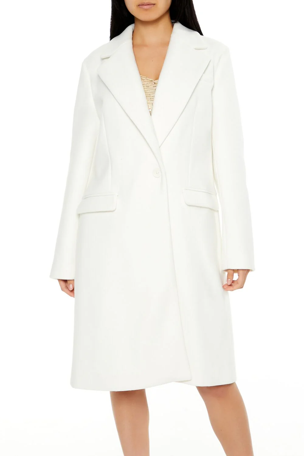 Notched Longline Coat - Image 2