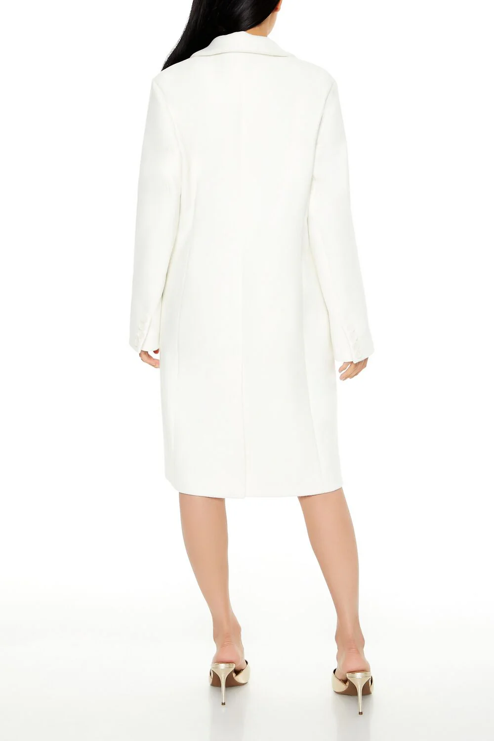 Notched Longline Coat - Image 4