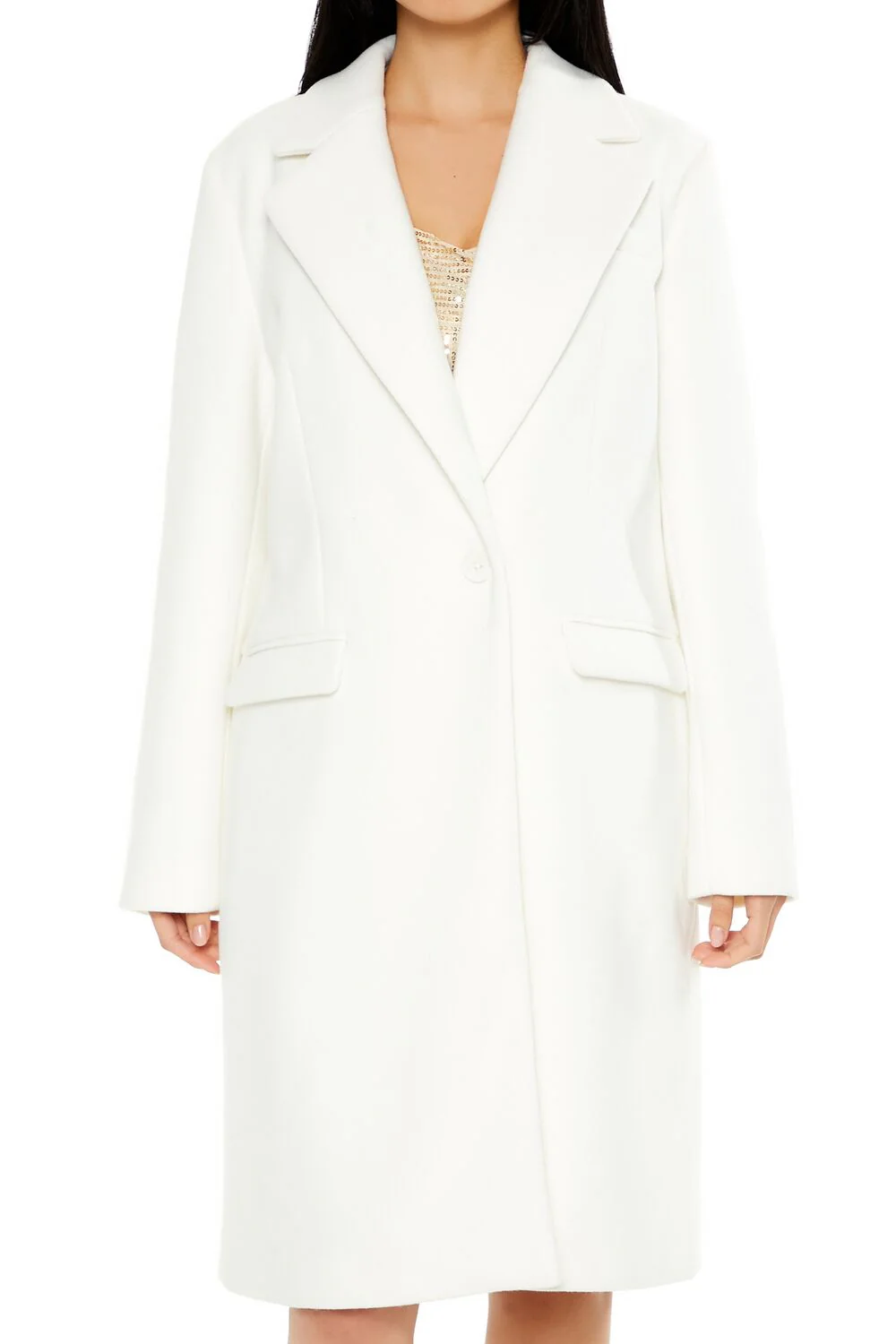 Notched Longline Coat - Image 5