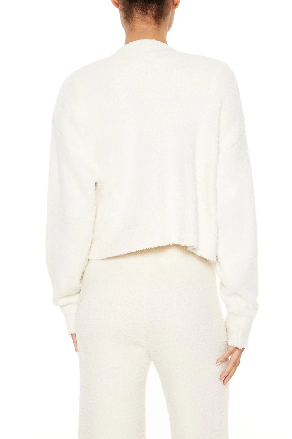 Plush Pajama Cardigan Sweater - Image 5