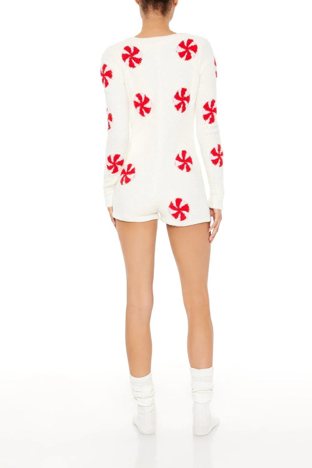 Peppermint Candy Pajama Romper - Image 5