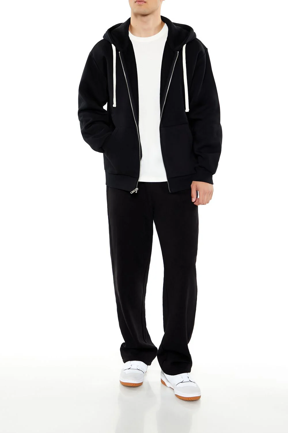 Fleece Core Athletic Zip-Up Hoodie - Image 2