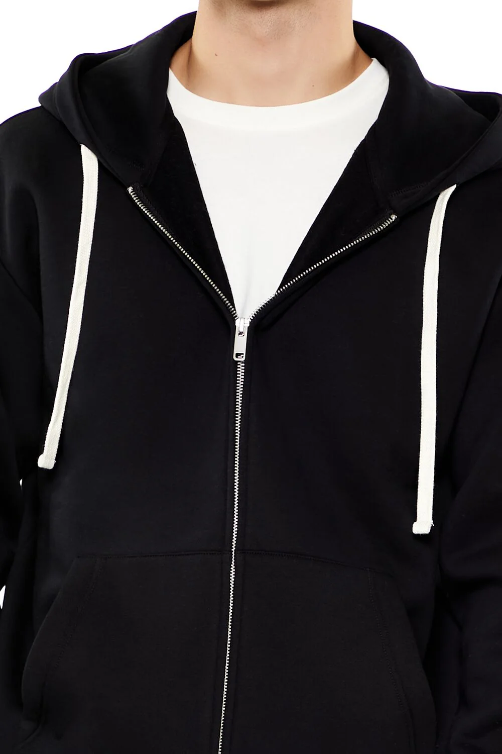 Fleece Core Athletic Zip-Up Hoodie - Image 3