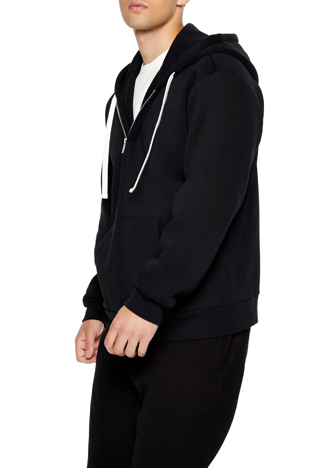 Fleece Core Athletic Zip-Up Hoodie - Image 4