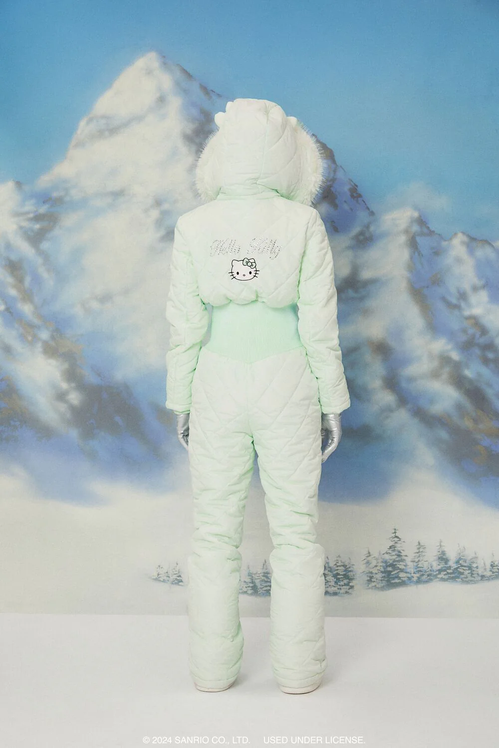 Active Quilted Hello Kitty Jumpsuit - Image 4