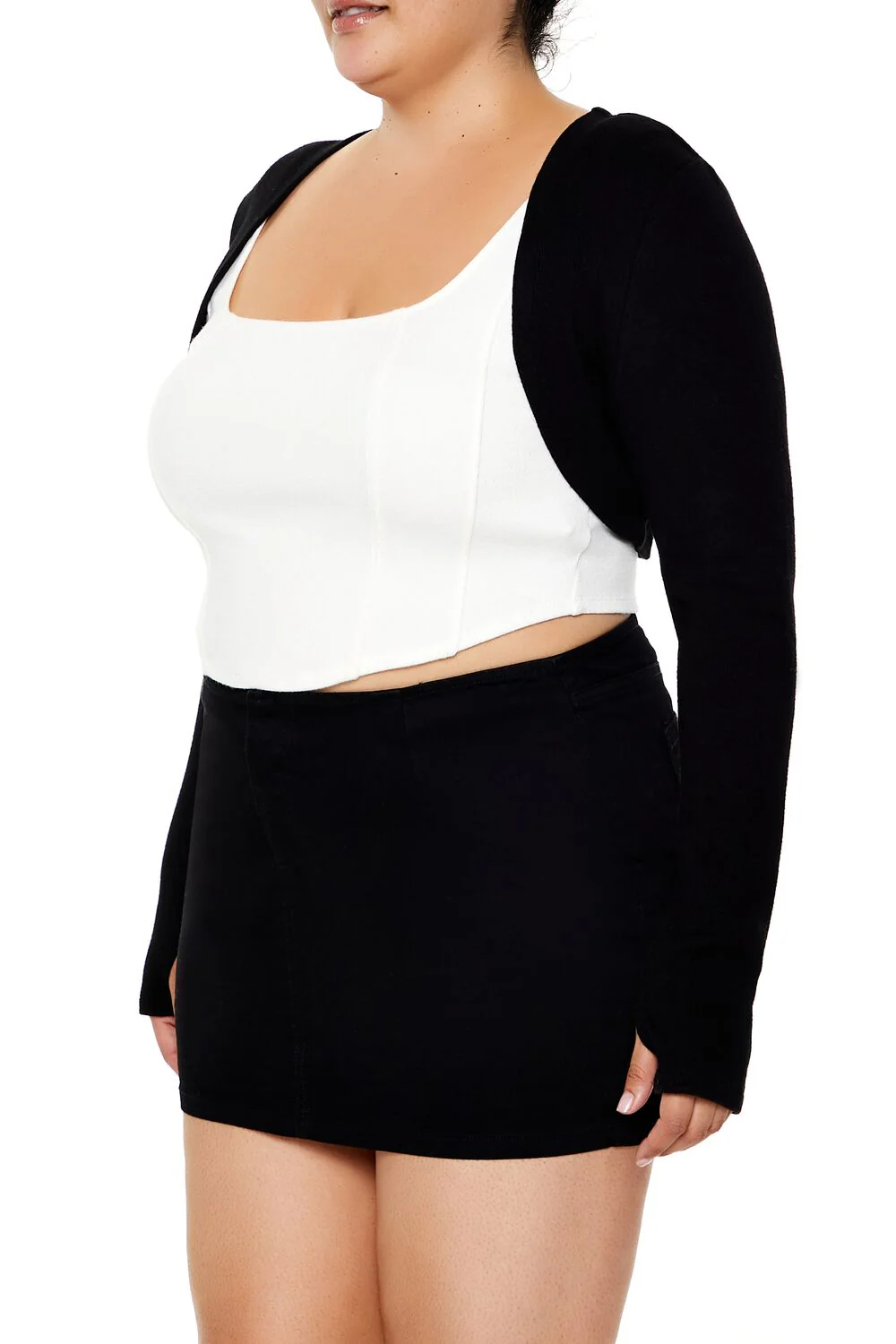 Plus Size Shrug Sweater - Image 4