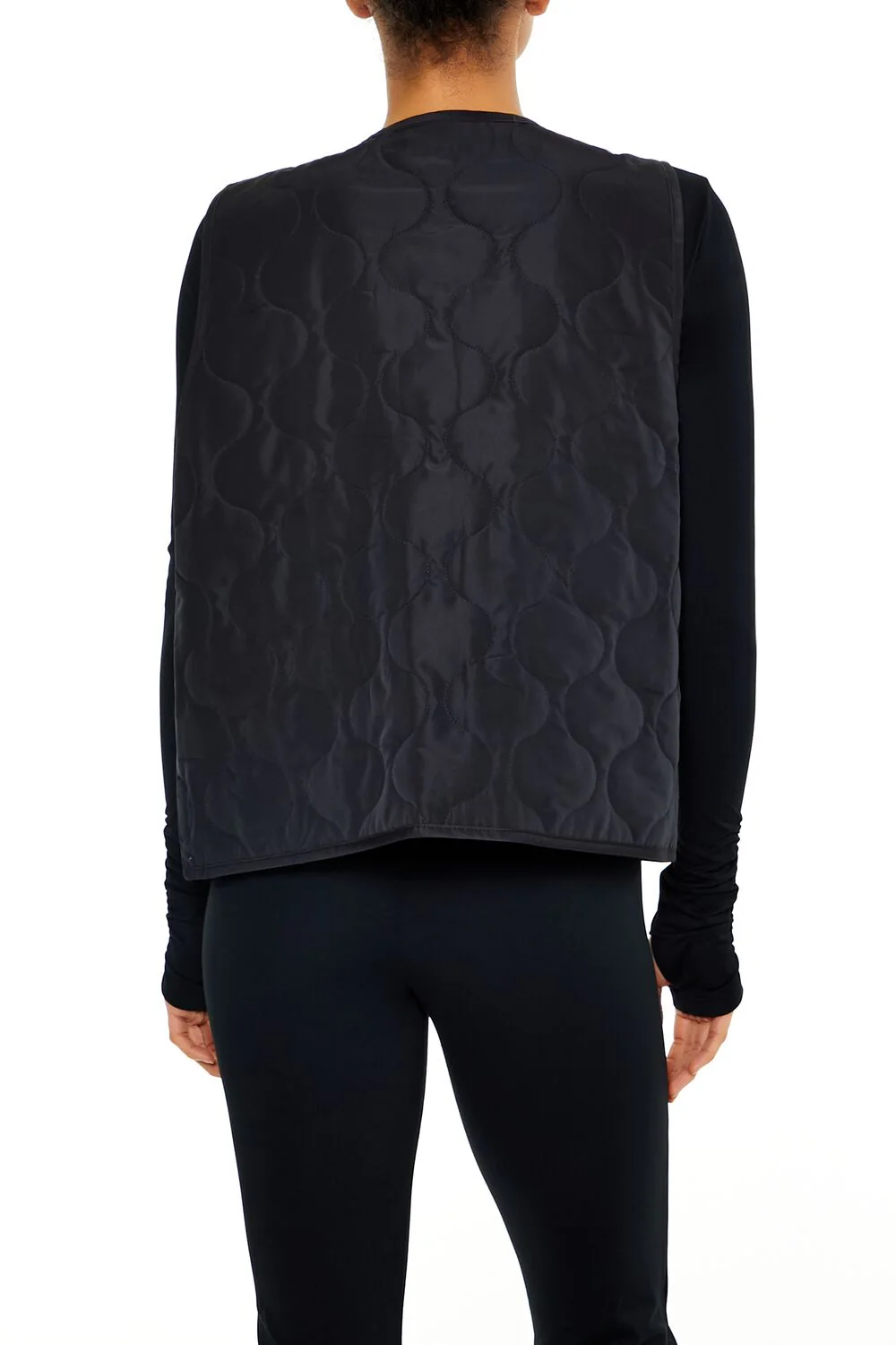 Active Quilted Zip-Up Vest - Image 10