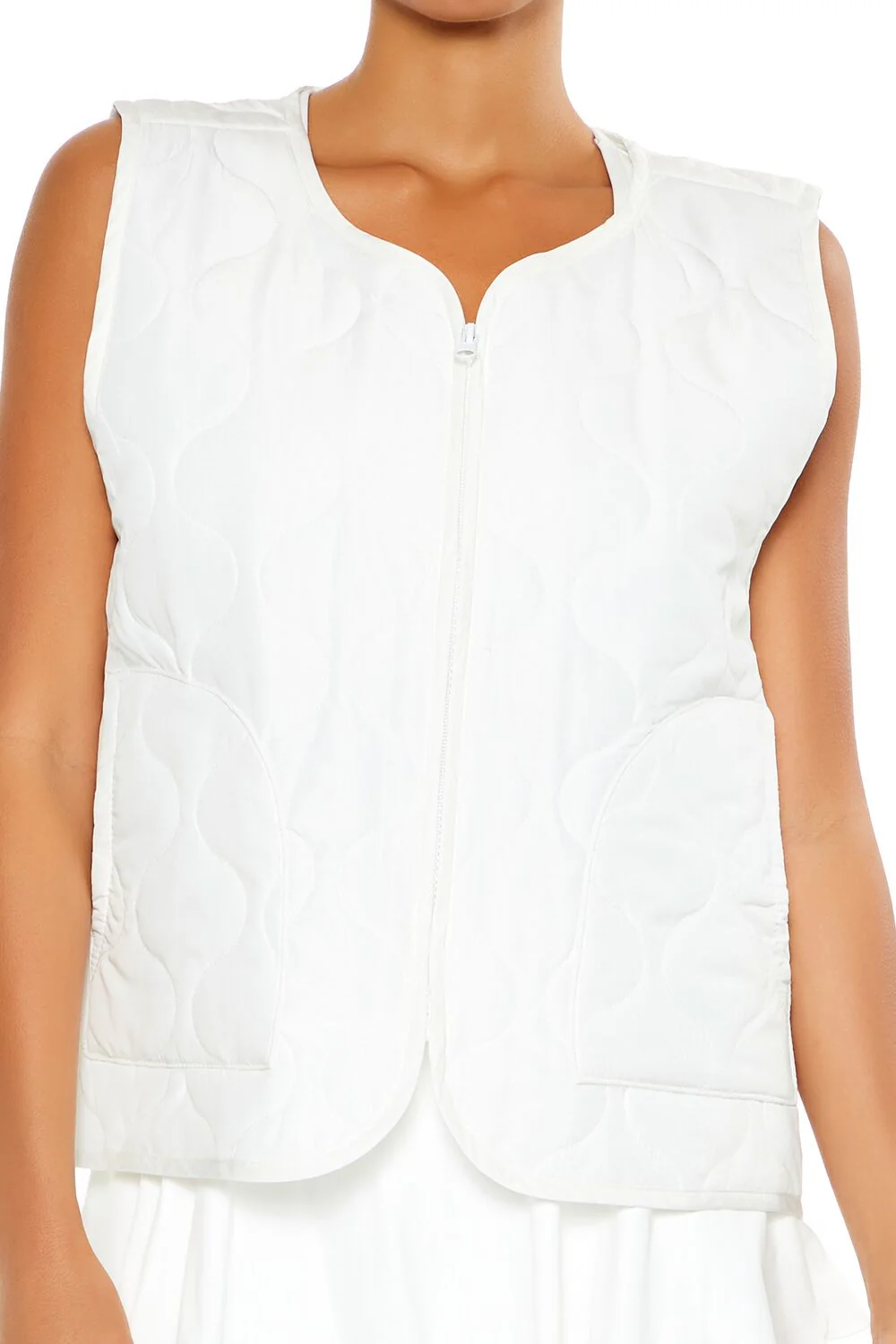 Active Quilted Zip-Up Vest - Image 3