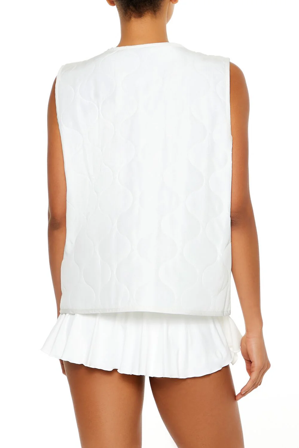 Active Quilted Zip-Up Vest - Image 5