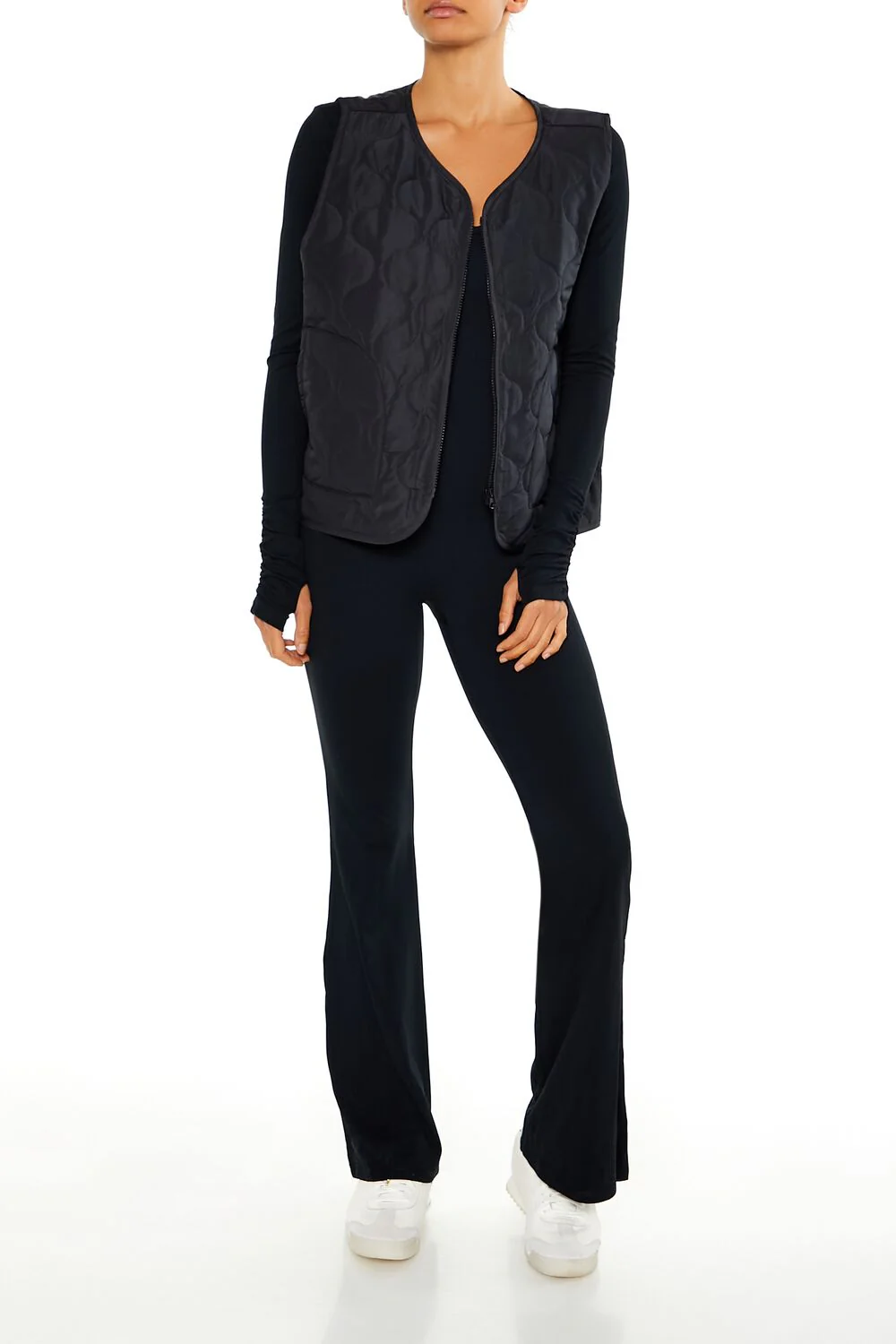 Active Quilted Zip-Up Vest - Image 7