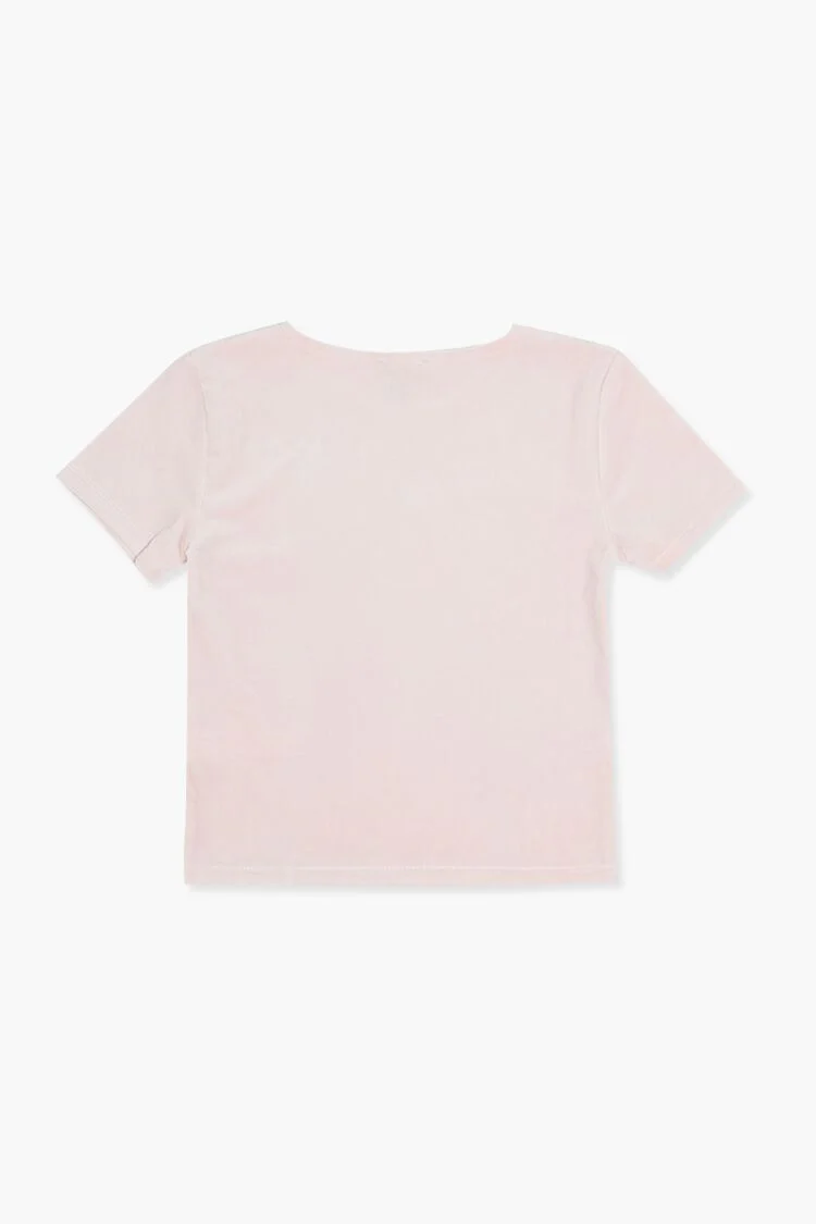 Girls Velour Tee (Kids) - Image 2