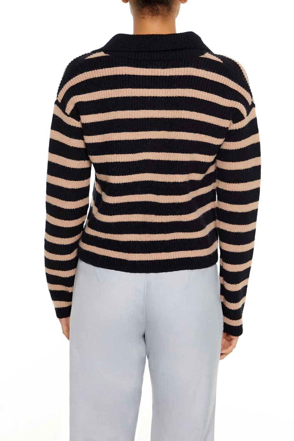 Striped Rib-Knit Sweater - Image 5
