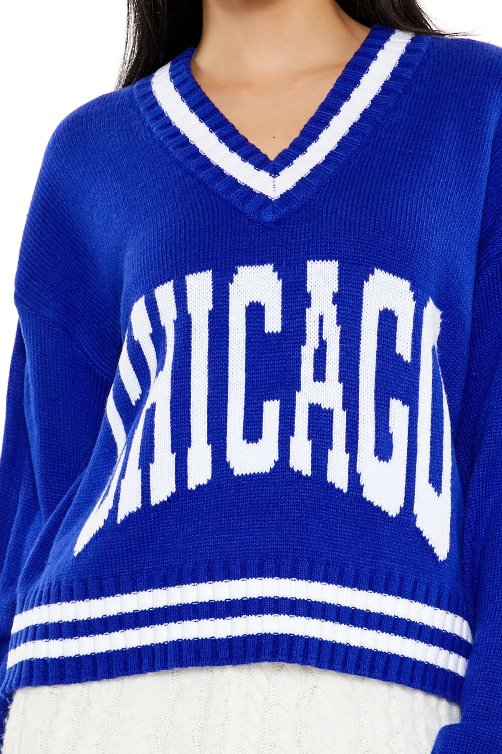 Varsity-Striped Chicago Sweater - Image 3