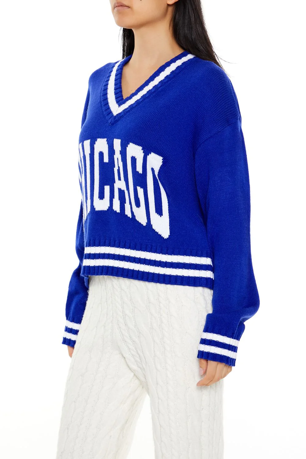 Varsity-Striped Chicago Sweater - Image 4
