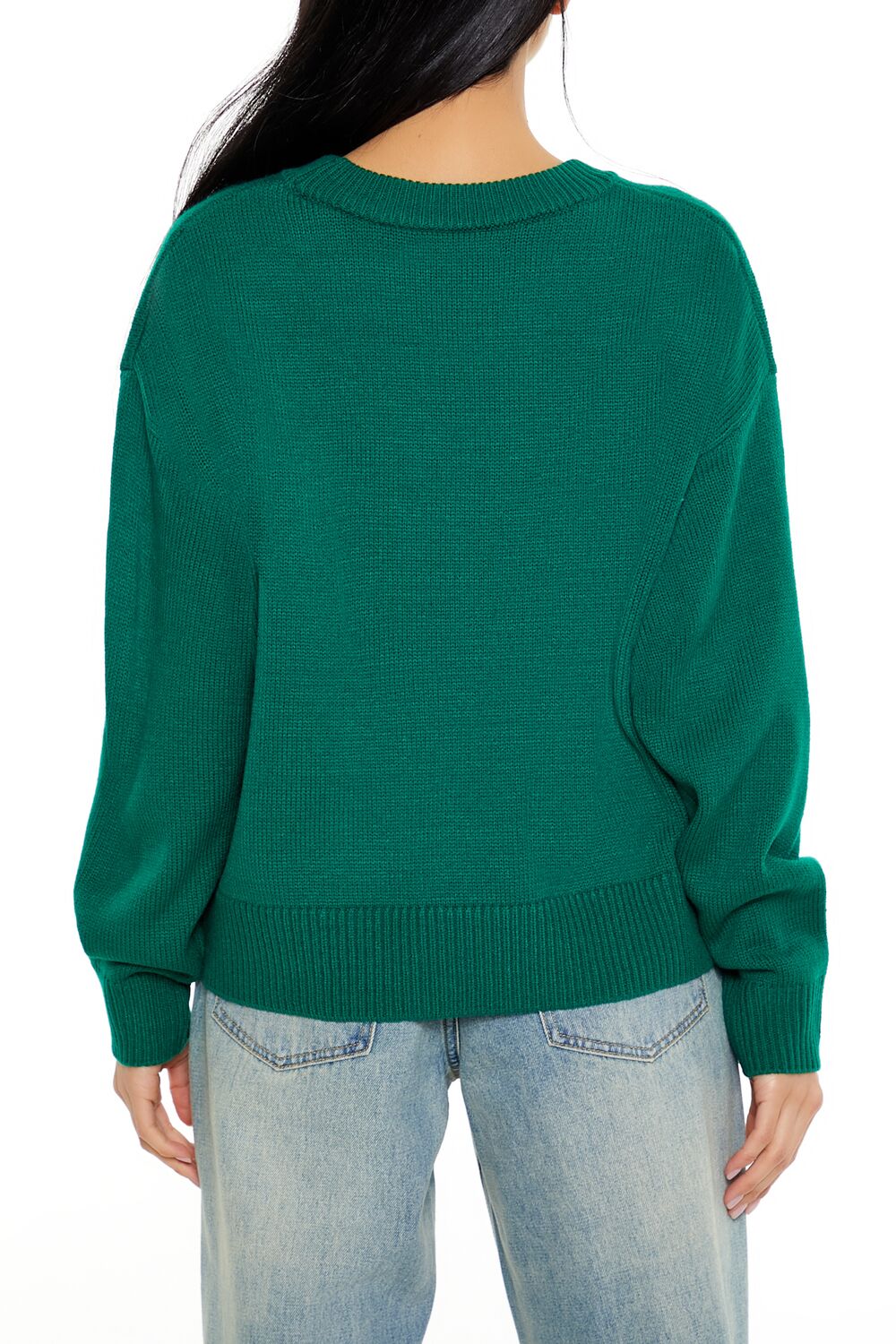 Paris Boucle Knit Patch Sweater - Image 5