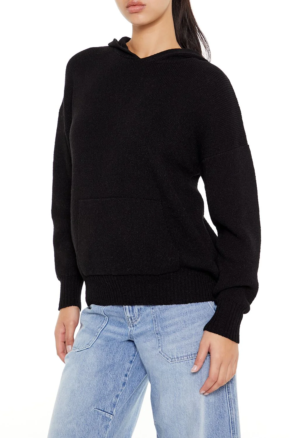 Hooded Drop-Sleeve Sweater - Image 4