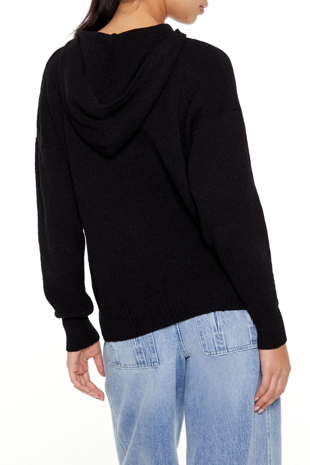 Hooded Drop-Sleeve Sweater - Image 5