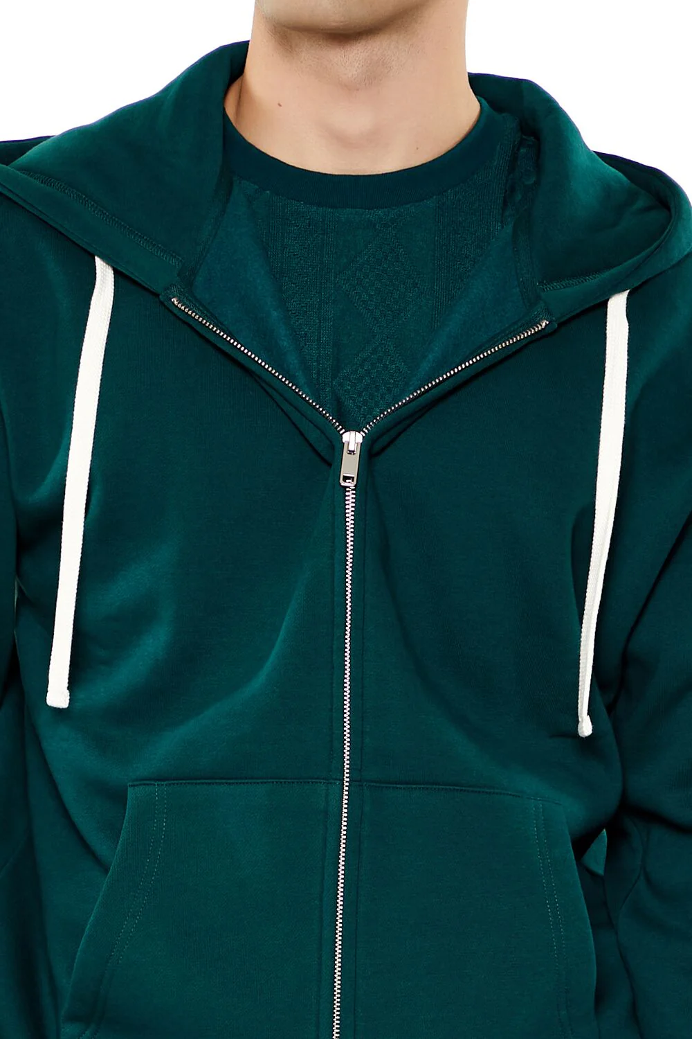Fleece Core Athletic Zip-Up Hoodie - Image 3