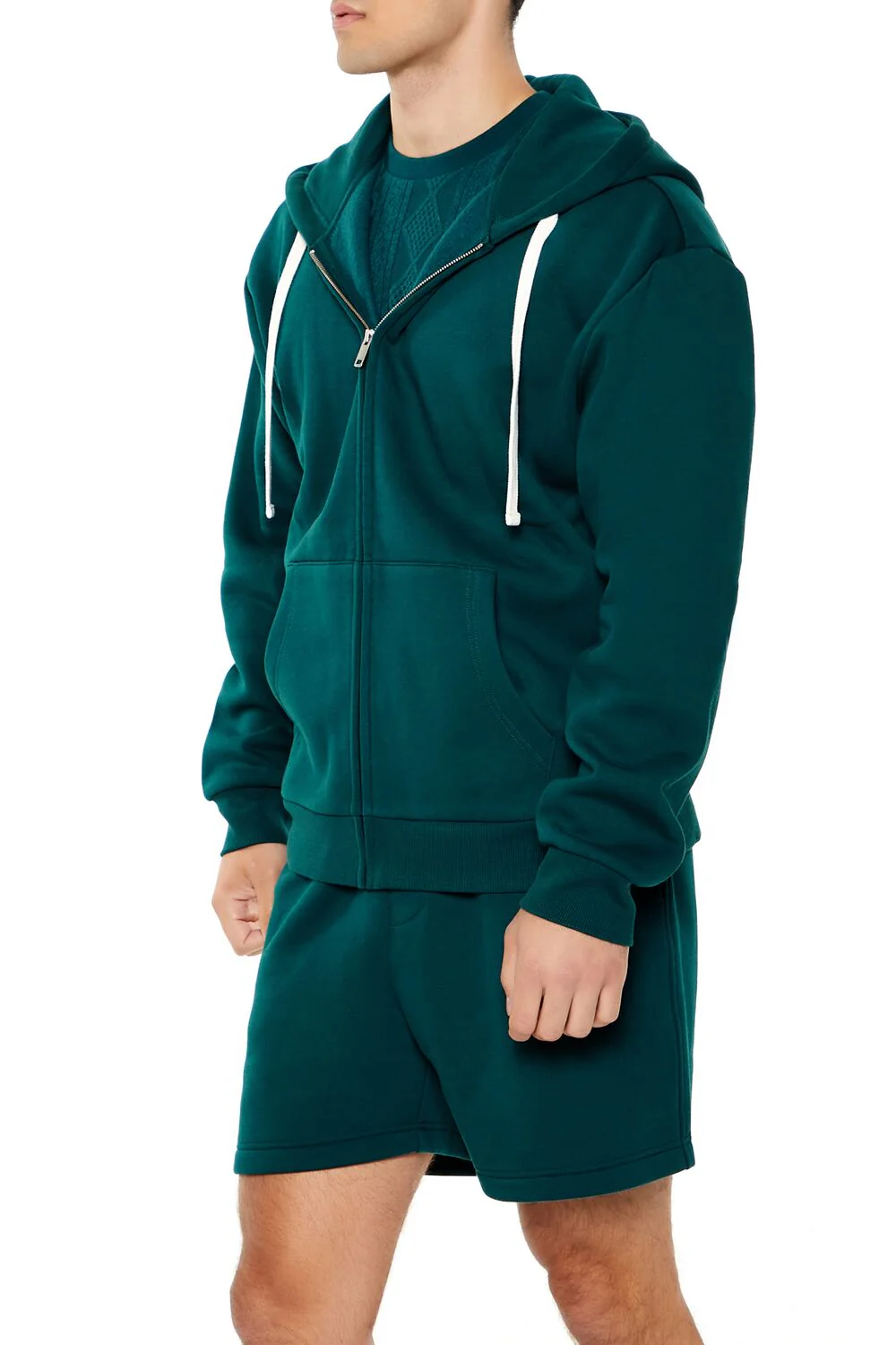 Fleece Core Athletic Zip-Up Hoodie - Image 4