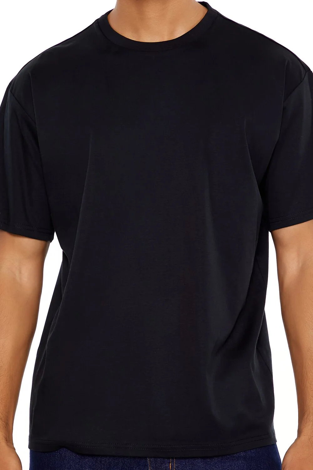 Supima-Blend Cotton Crew Tee - Image 3