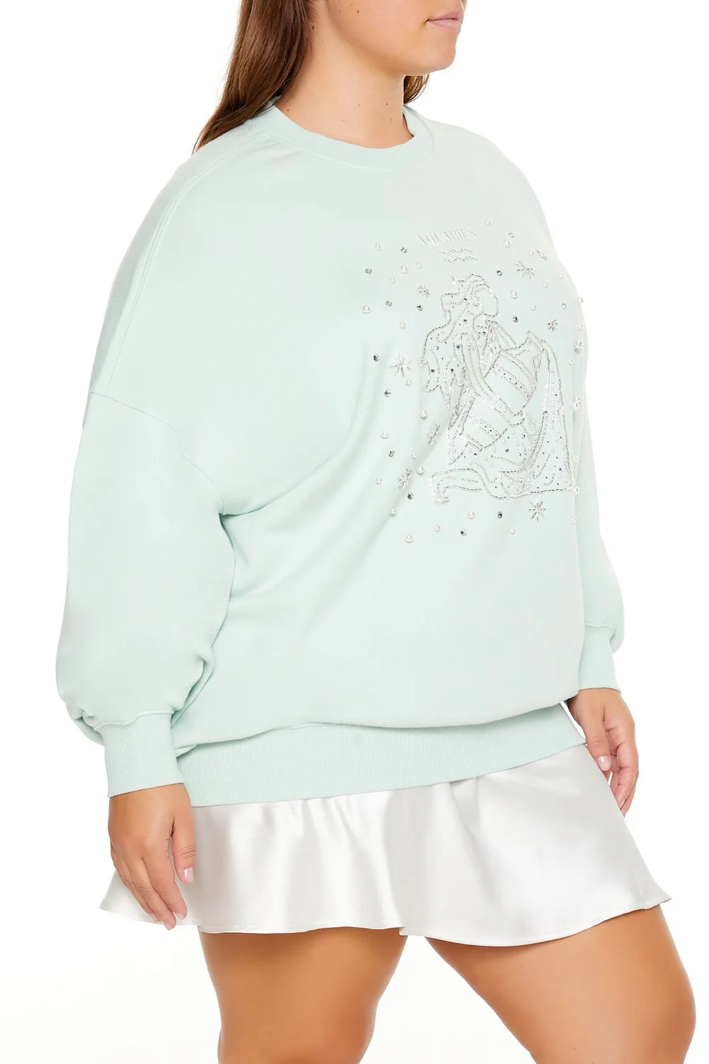 Plus Size Beaded Aquarius Pullover - Image 4