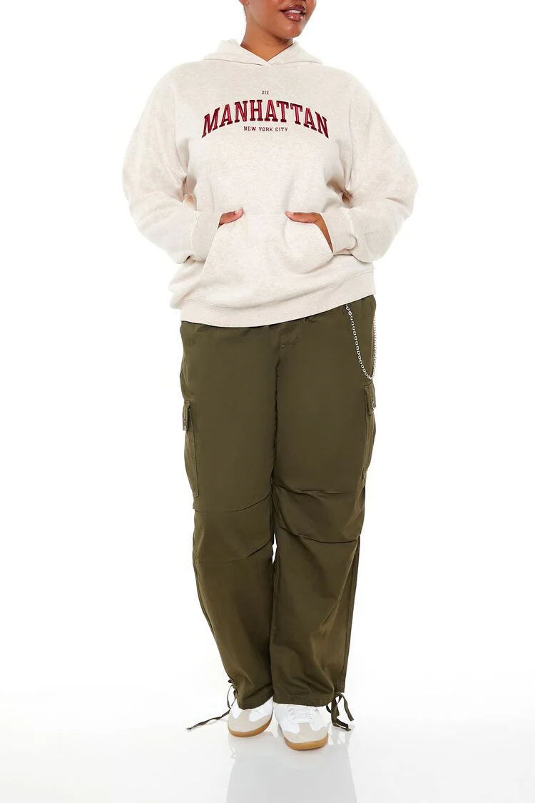 Plus Size Embroidered Manhattan Hoodie - Image 2