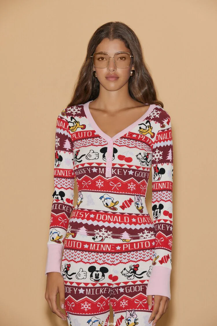 Disney Mickey & Friends Pajama Top & Pants Set - Image 2