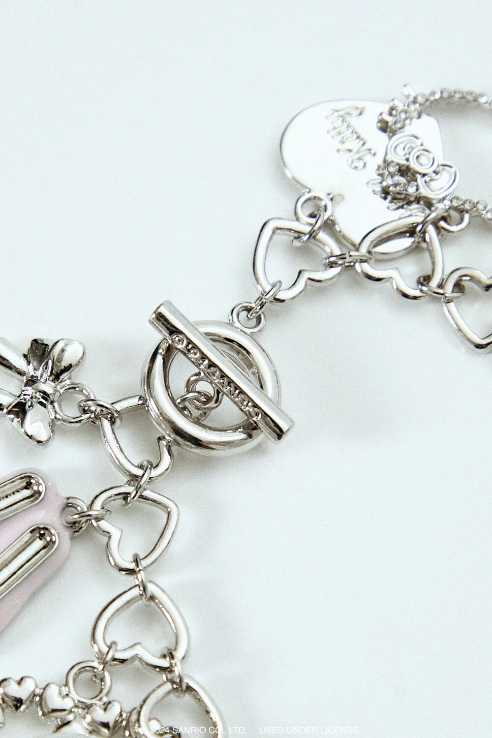Hello Kitty Faux Pearl Charm Bracelet - Image 3