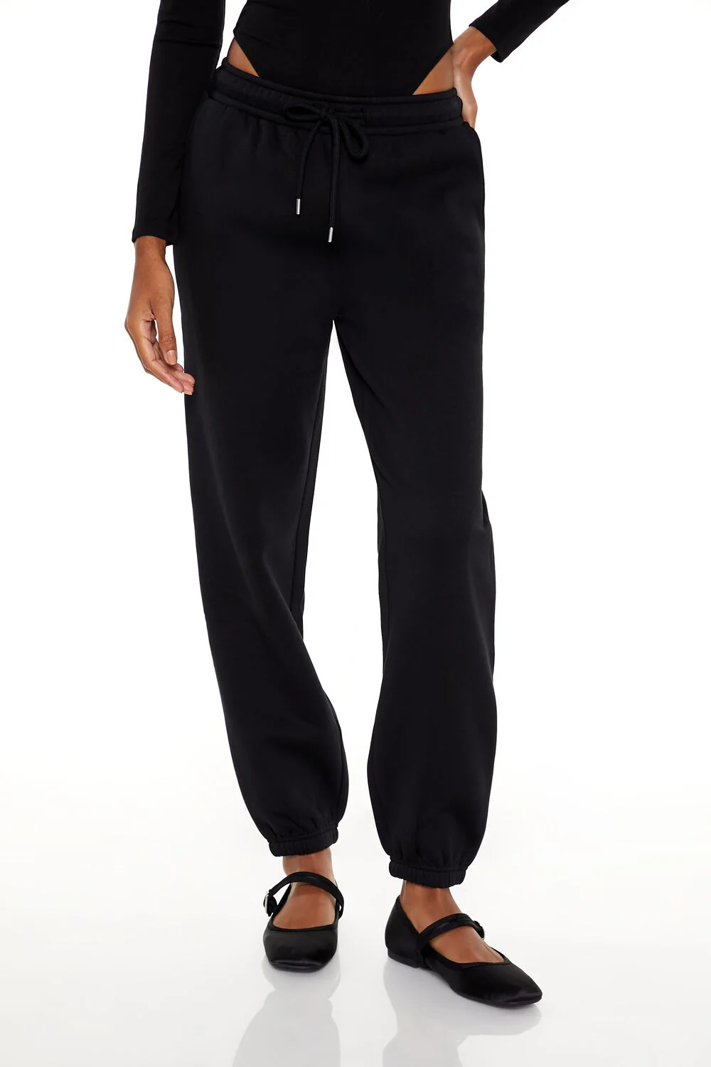 Fleece Drawstring Joggers - Image 2