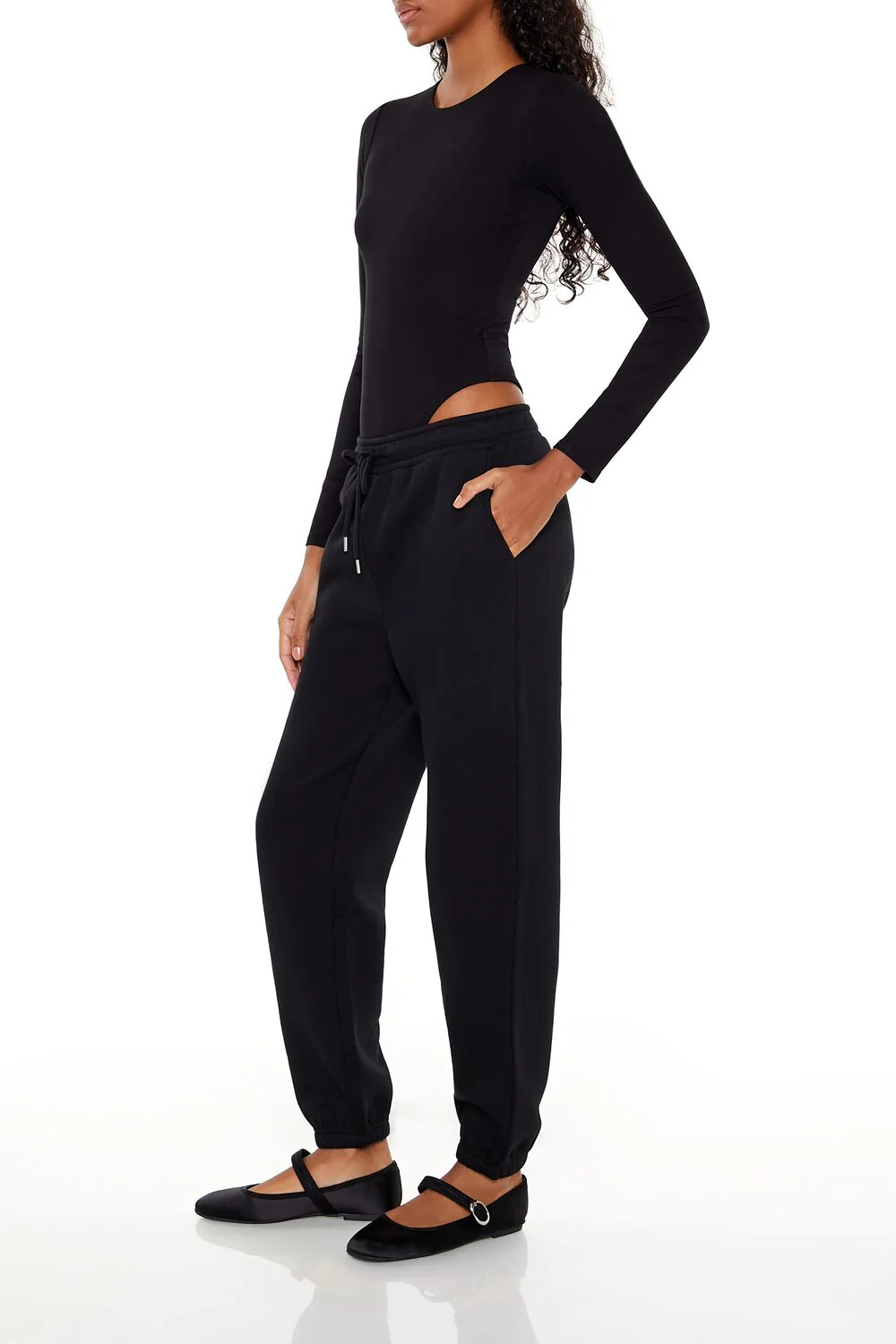 Fleece Drawstring Joggers - Image 3