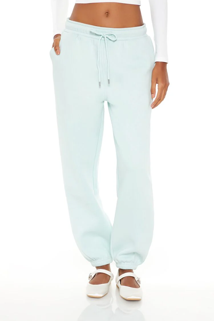 Fleece Mid-Rise Joggers - Image 12