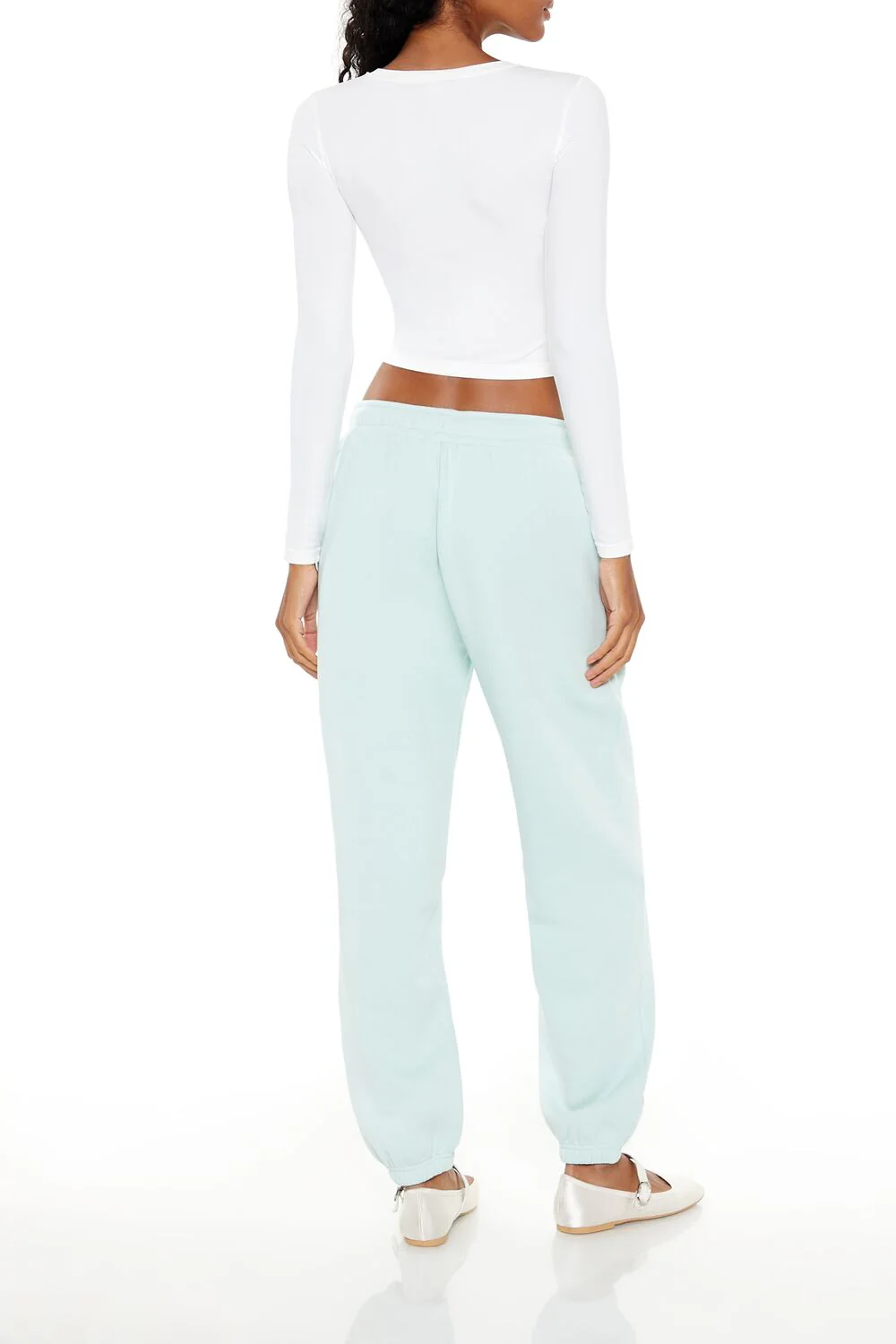 Fleece Mid-Rise Joggers - Image 14