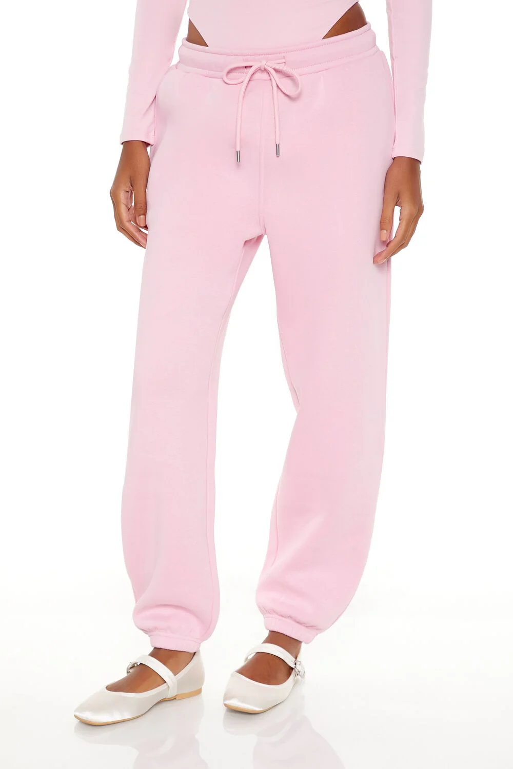 Fleece Mid-Rise Joggers - Image 2
