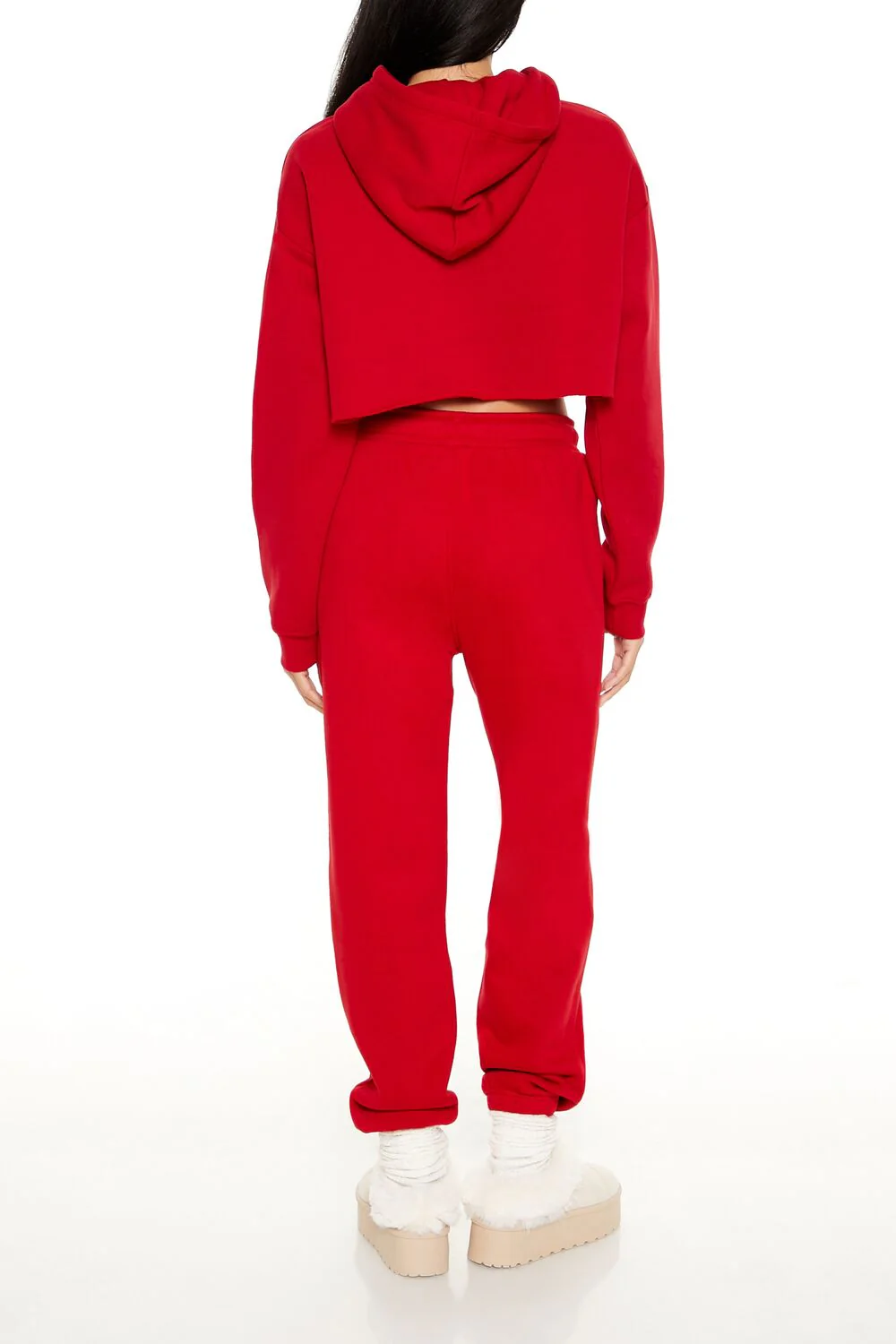 Fleece Mid-Rise Joggers - Image 9
