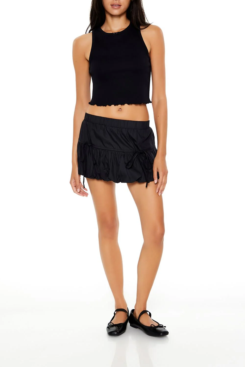 Bubble-Hem Mini Skirt - Image 5