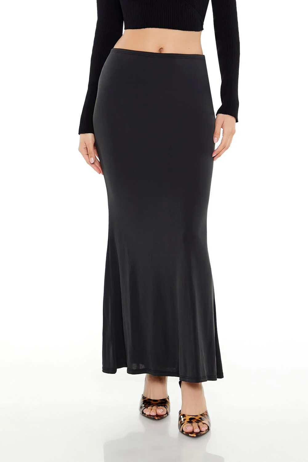 Fit & Flare Maxi Skirt - Image 2