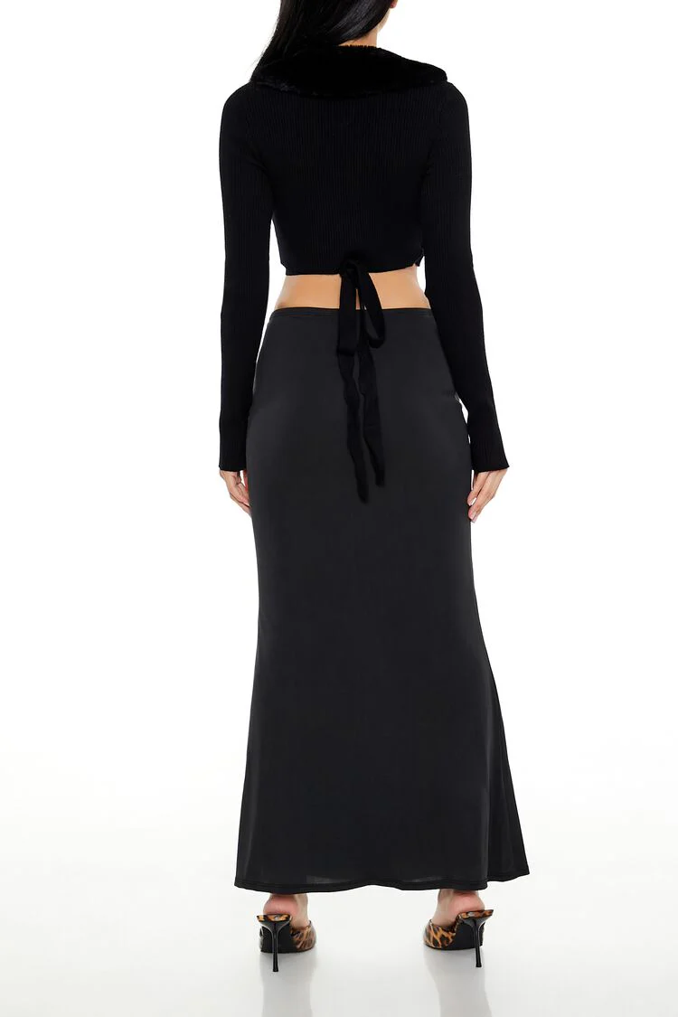 Fit & Flare Maxi Skirt - Image 4