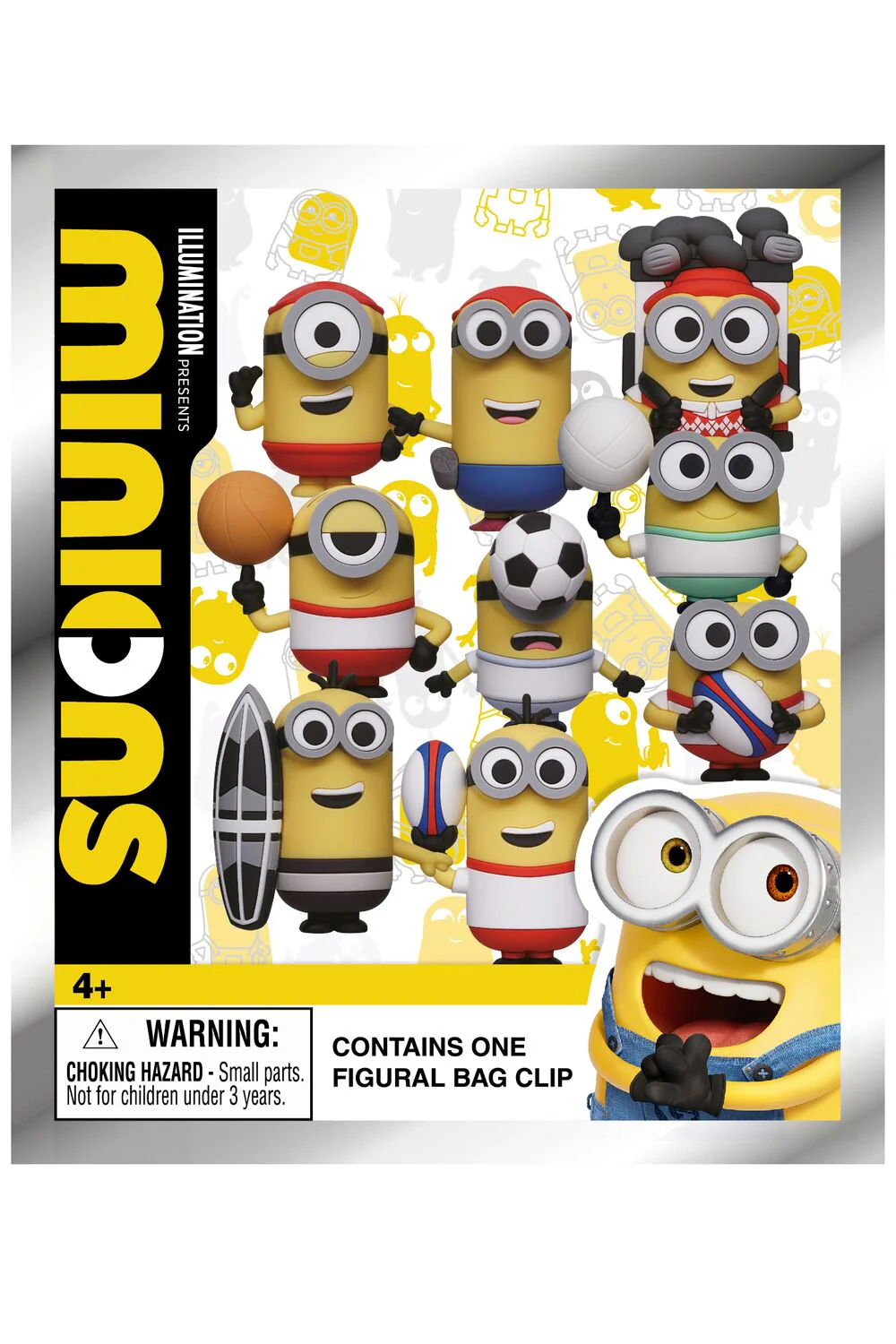 Minions Sports 3D Foam Bag Clip Blind Bag - Image 2