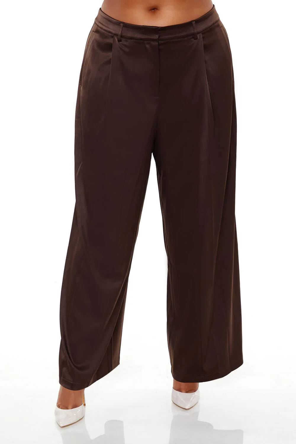 Plus Size Satin Trouser Pants - Image 7