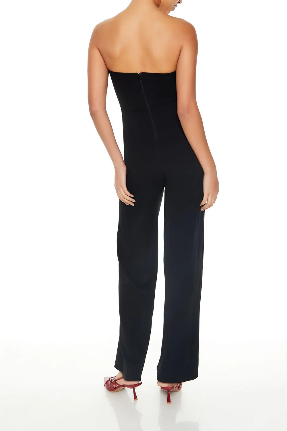 Buckled Strapless Jumpsuit - Image 4