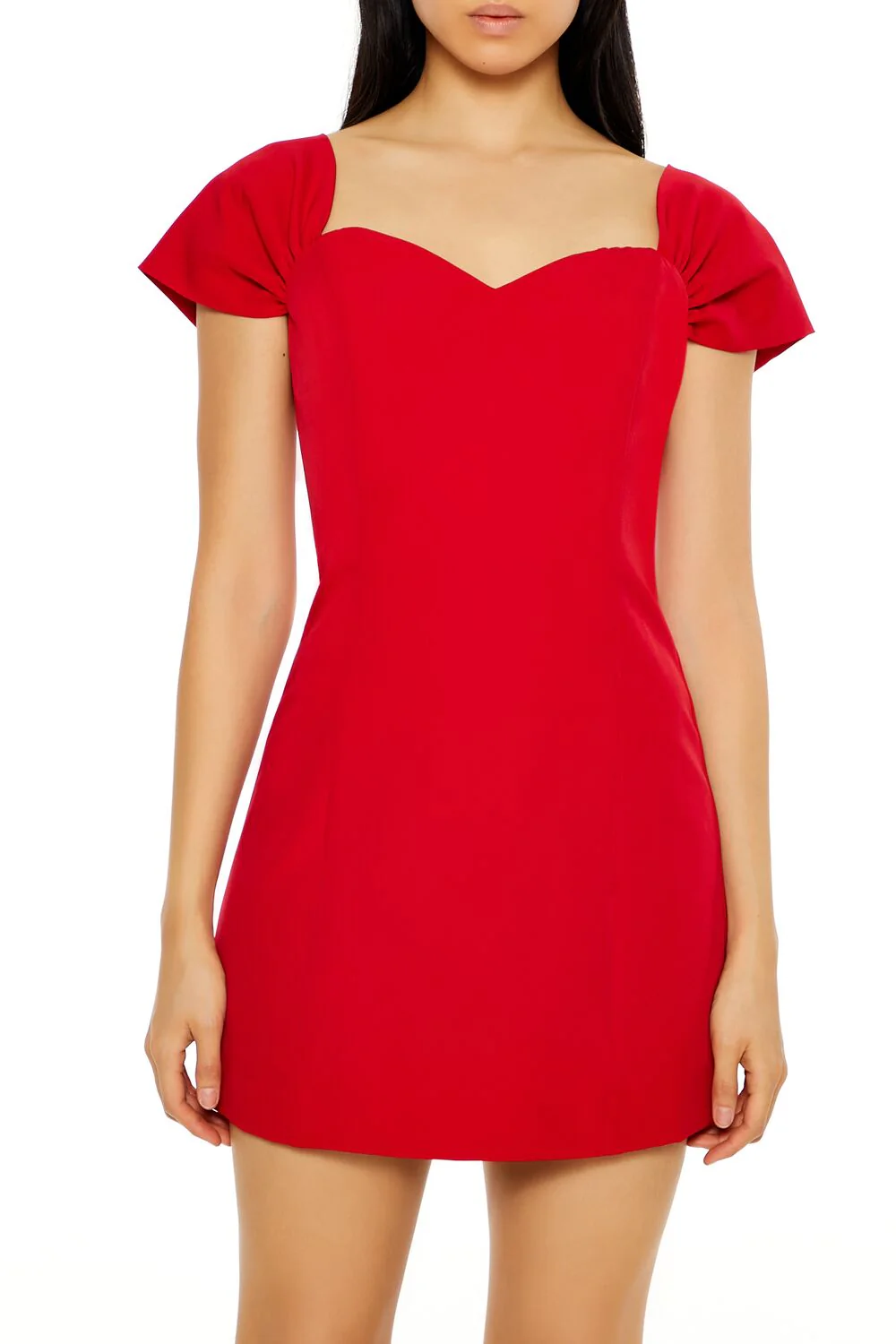 Sweetheart Cap-Sleeve Mini Dress - Image 7