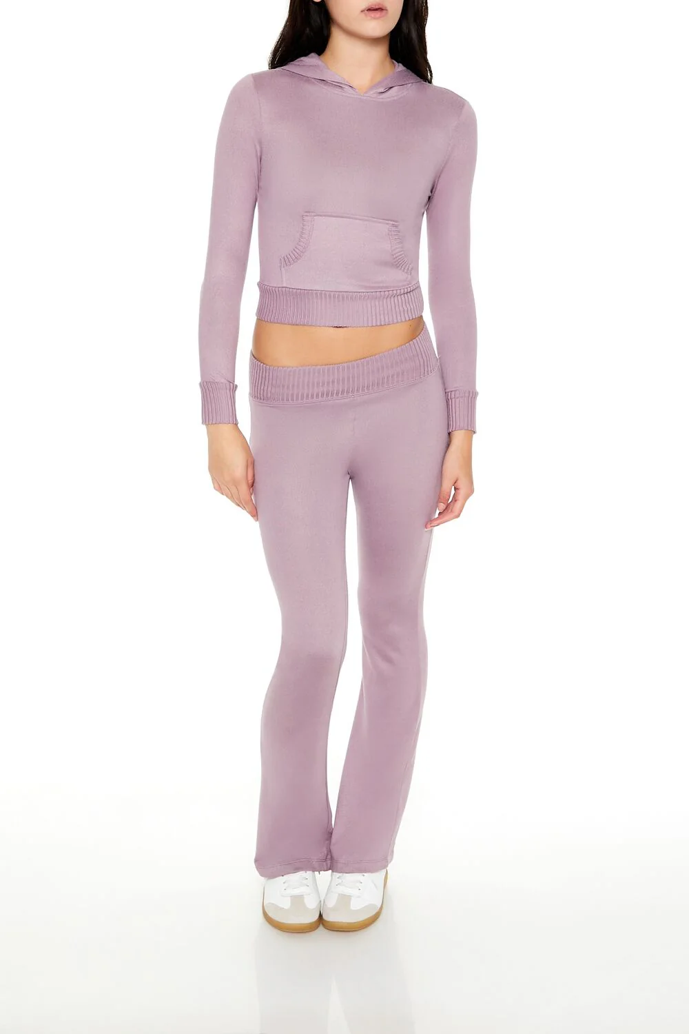 Cropped Fleece Hoodie - Image 2