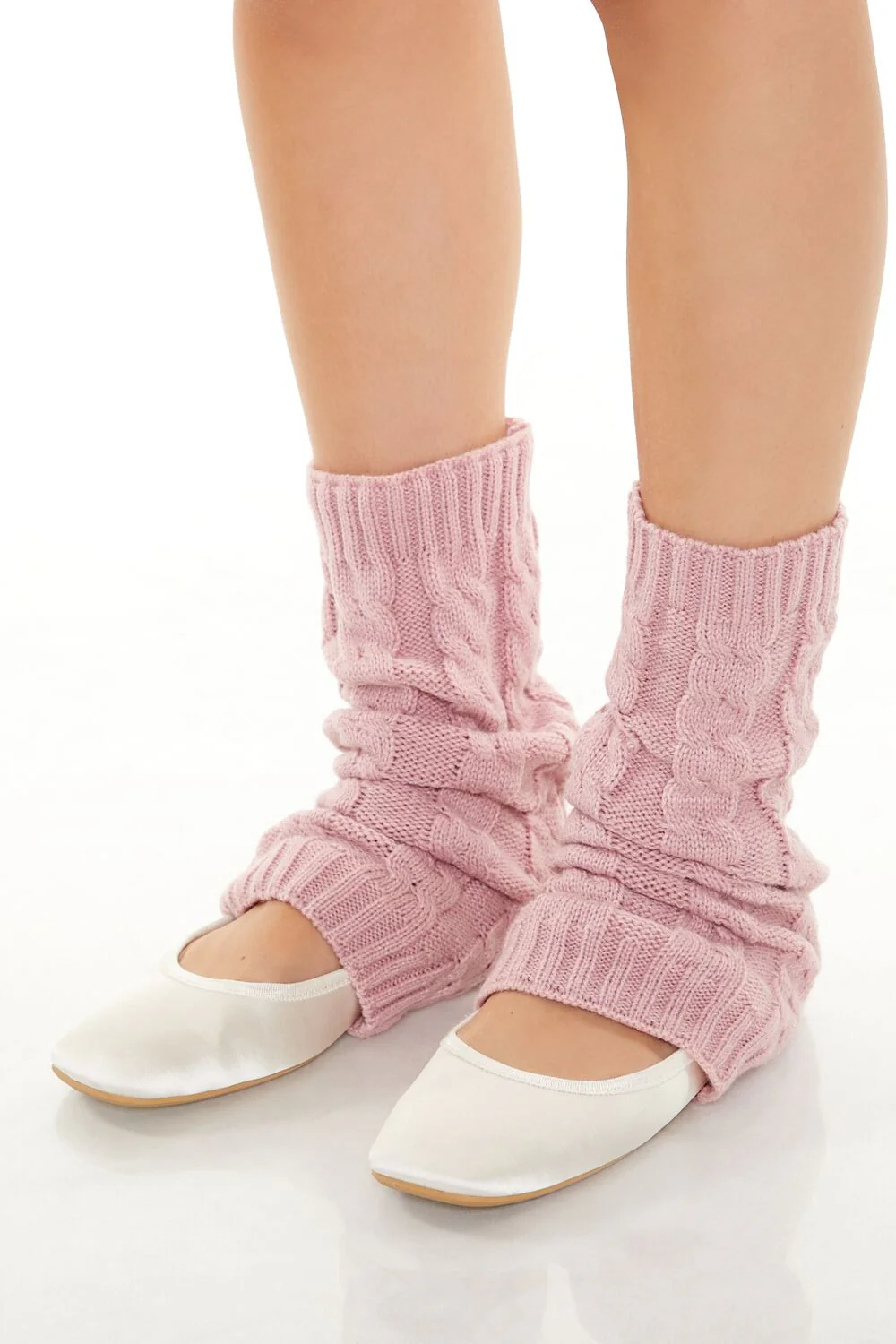 Cable Knit Leg Warmers - Image 4